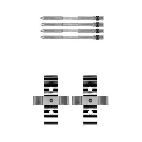 Kit d'accessoires, plaquette de frein à disque Textar 82518000 ABARTH 411203690R