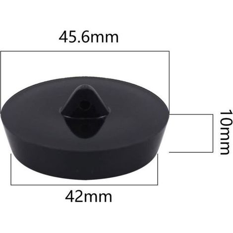 Universeller Badewannenstöpsel, Spülbeckenstöpsel mit 50 cm Kugelkette, Durchmesser 42 bis 56 mm, Küchenspülenstöpsel (1/5)