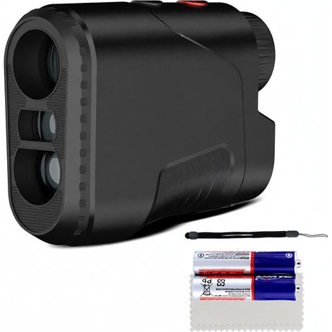 Télémètre Golf Laser Portable 1000M Précision ±0,5M Avec Mesure Vocale Angle Hauteur Vitesse, Monoscope Numérique IP54 (1/5)