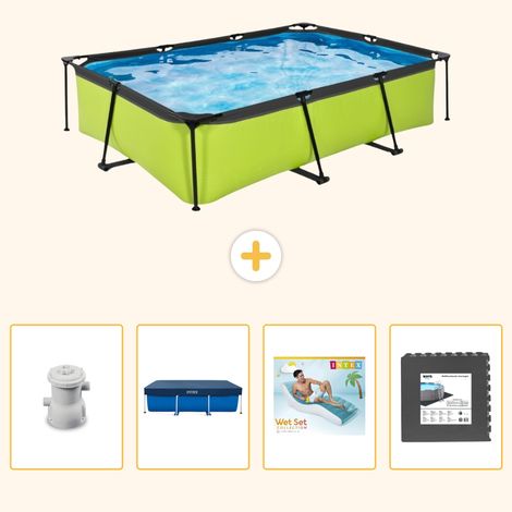 Exit-toys Piscine Exit Rectangulaire - 300x200x65 cm - 5-pièces  S223 (1/5)