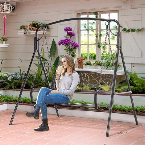 Balançoire de jardin pour balançoire extérieure de jardin design vintage x1 x regard en laiton 167 cm 175 cm 23 cm aménagement intérieur