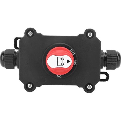 Interrupteur en ligne étanche à l'eau, marche/arrêt, 12 à 32 V CC, pour extérieur, Universa (1/4)