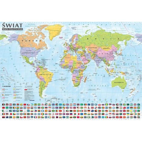 Sottomano da scrivania - Scala 1:44.000.000
