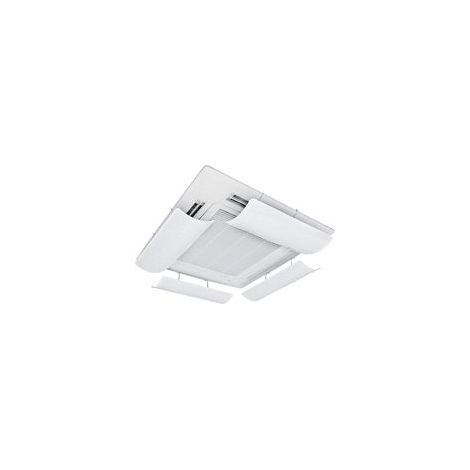 DéFlecteur de Climatiseur pour Climatiseur Central, Abs LéGer et Souple et Flexible, Installation Simple, Vent Guide Microporeux, EmpêChe L''air de Souffler Droit, 58 Cm (Une Seule PièCe) (1/5)