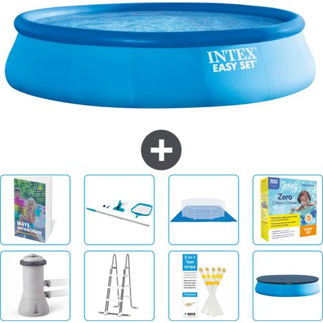 Intex Piscina Easy Set Rotonda - 457x107 cm - 9-pezzi  S550