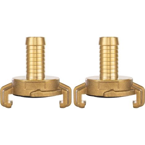 2x Raccord Rapide en Laiton 1/2 pouce Douille (Raccord système Geka 1/2 pouce Douille) (1/2)