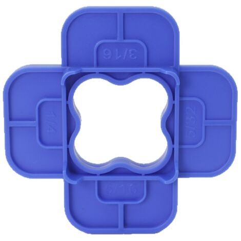 QORVA-Tapis de pont bleu, 9,89,82,15 cm, 1 pièce, planche en bois, anneau d'isolation en plastique, kit d'outils d'espacement pour tapis de pont.