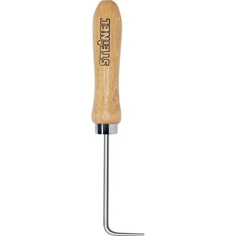 STEINEL 034986 GEBOGENE NÄHTESTGERÄTE FÜR SCHWEISSWERKZEUGE HOLZGRIFF FÜR DACH, FOLIEN UND BÄCKE