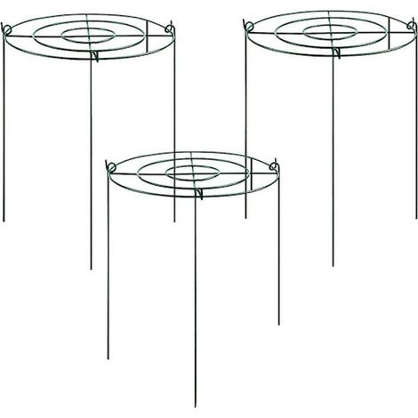 Filiyano-3 ensembles de supports à pivoines, supports pour plantes avec arches et treillis à 4 pieds, supports pour plantes, supports pour fleurs (1/3)