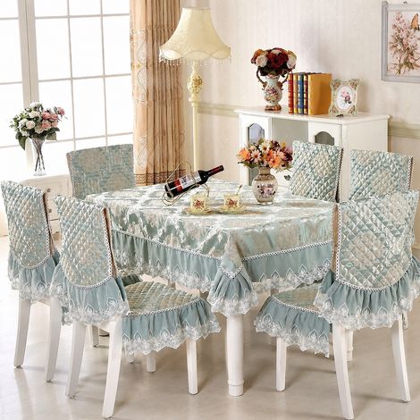 Nappe de table 140190cm vert queue de phénix style européen en tissu de coton 30 × 30 × 30 cm 1 kg – Livraison gratuite
