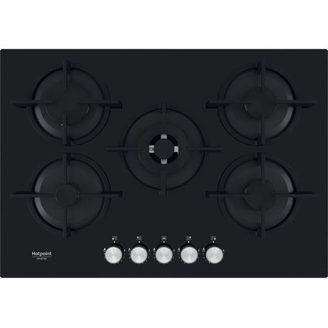 Placa de cocina Hotpoint hags 72s bk 4 zonas mando frontal