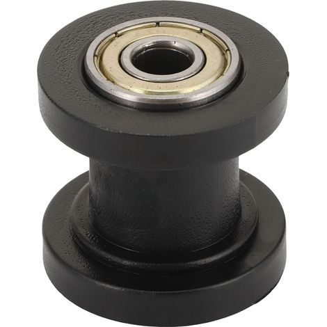 8mm Rouleau De Chaîne Poulie Tensionneur Guide Roue Guide De Chaîne d'Entraînement Remplacement pour Motorcycle Mini Dirt Pit Bike Atv (noir) (1/5)