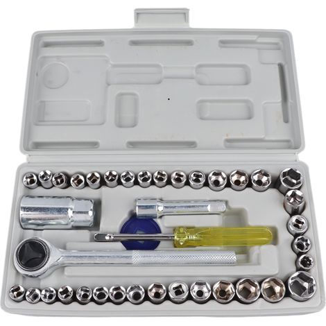 Jeu de clés à douille Micro combinaison en acier au carbone outils de réparation automobile domestique (1/5)