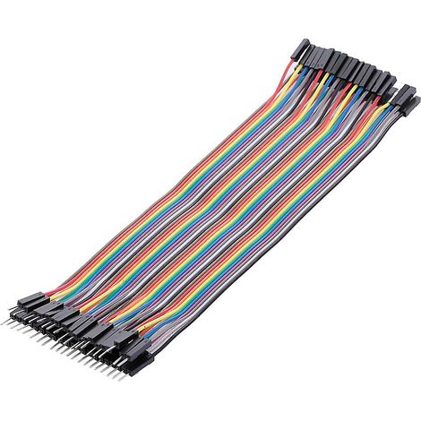 Fils de connexion pour plaque d'essai, câbles DuPont mâle-femelle (1/4)