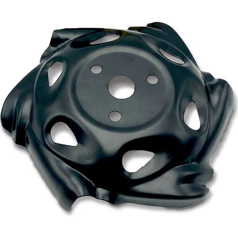 Tête débroussailleuse universelle métal 23,5cm – 6 côtés pour coupe nette – Compatible débroussailleuses standard – Installation facile (1/5)