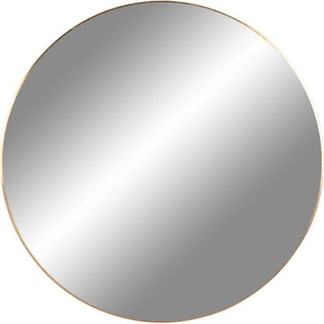 Specchio tondo da parete Jersey in acciaio color ottone ø40 cm (1/4)