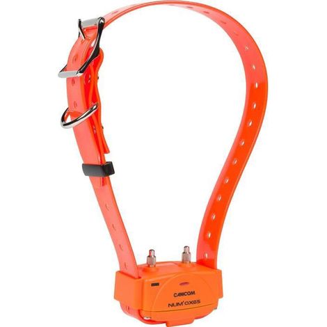 - Collier seul - CANICOM - avec plasturgie orange et sangle orange fluo (1/2)