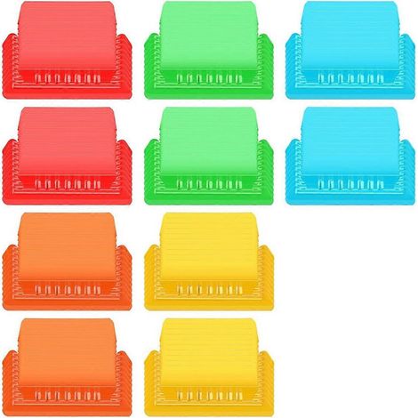 100 onglets pour dossiers suspendus de 8 cm (3,15 pouces), multicolores. (1/5)