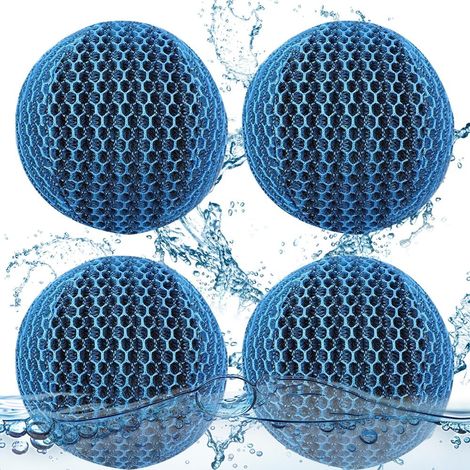 Absorbeurs de Piscine Réutilisables, 4 Pièce Absorbeur d'écume Spa, Réutilisable éponge Flottante Spa Anti Ecume, Éponge Absorbant l'huile, Nettoyant en Mousse pourSpa, Piscine (1/5)