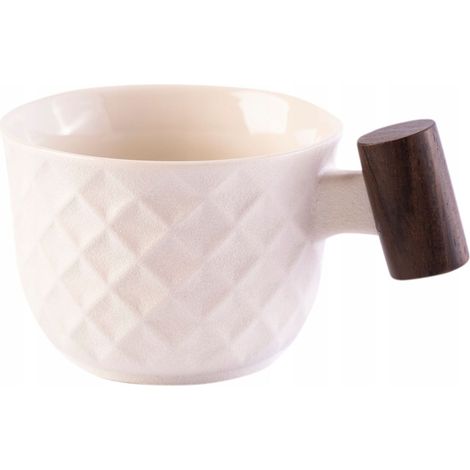 180 ml Porzellantasse für Tee und Kaffee, modernes Weiß