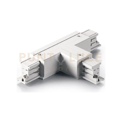 GBIC17- GIUNTO A "T" CONNETTORE SINISTRO ELETTRICO-MECCANICO 220-240V PER SISTEMA BINARIO BIANCO
