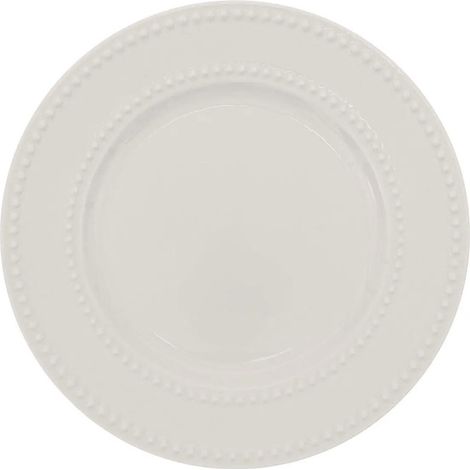 Lot de 6 Assiettes à Dessert "Perle" 19cm Blanc (1/2)