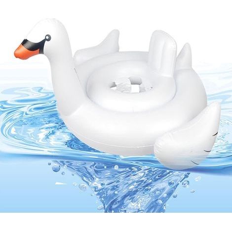 Anneau de natation bébé, anneau de natation flottant pour enfants (Cygne-Blanc) (1/5)