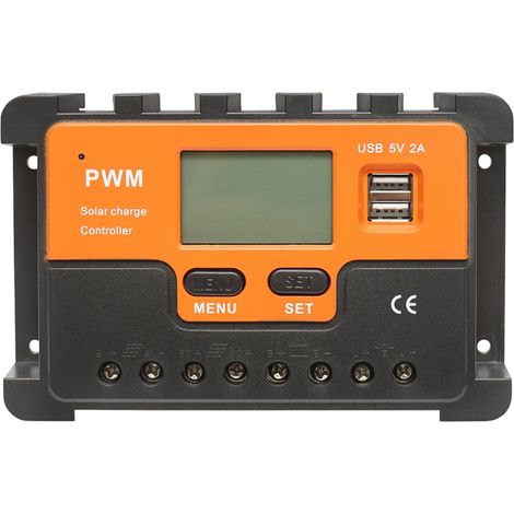Regolatore di tensione per pannello solare 30A 12V/24V 2X porta USB 5V/2A Breckner Germany (1/5)