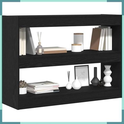 862723 Bibliothèque Chêne noir 100 x 30 x 72 cm Bois d'ingénierie (1/5)