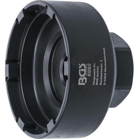 BGS Llave de transmisión 60 mm Perfil 6 dientes