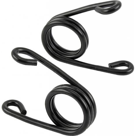 BEBUSINGOTO Ressorts de siège de moto 2 pièces, ressorts de siège pour sièges Solo, pour accessoires de moto de siège Bobber de moto (noir) (1/5)