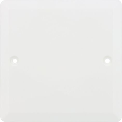 Legrand – Couvercle pour boîte à encastrer Batibox – Obturateur complet en plastique – 80x80 mm – Pour maçonnerie – Blanc (1/7)