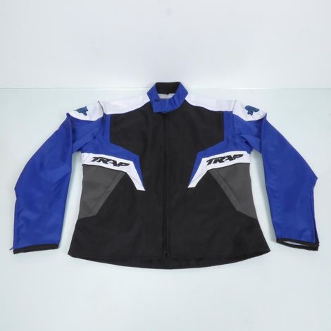 Blouson veste moto enduro cross bleue Trap Jacket Taille L pour (1/2)