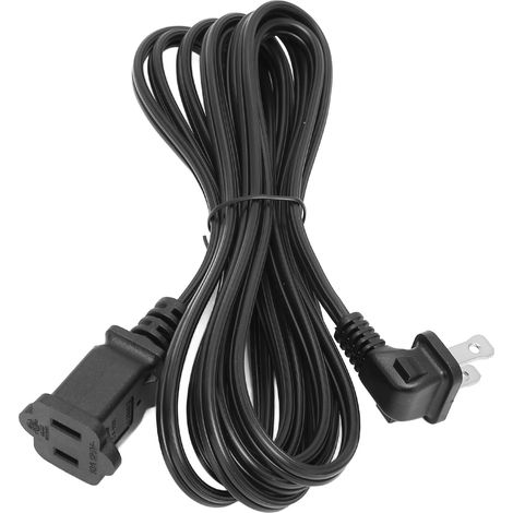 Câble d'alimentation professionnel NEMA 1 15P vers NEMA 1 15R, fiche coudée mâle-femelle, rallonge de 3 m (9,8 pi), prise américaine, 125 V (1/5)