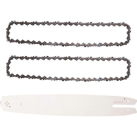 Guide-chaîne de 35,5 cm (14 pouces) avec 2 chaînes pour tronçonneuses 017 MS170 MS171 MS170/MS180/MS230/MS250 (tous modèles) (1/4)