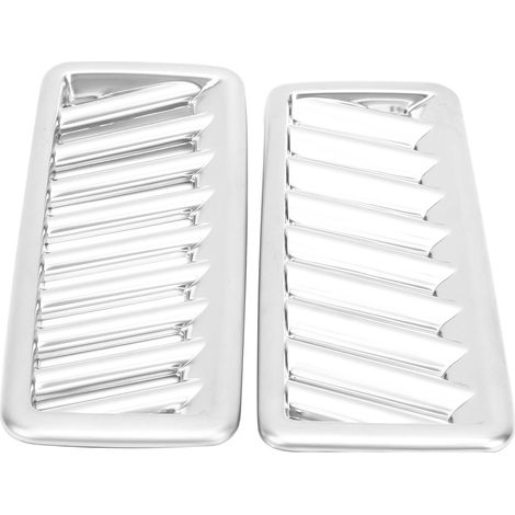 2 pièces cache aérateur climatisation pour conduite à droite, habillage intérieur décoratif, compatible Harrier Venza XU80 2020-2021, argent mat (1/5)