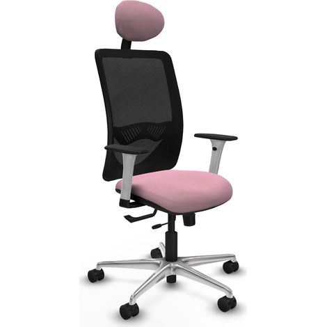 Silla de oficina piqueras y crespo Zulema blanco respaldo alto cómoda (1/2)
