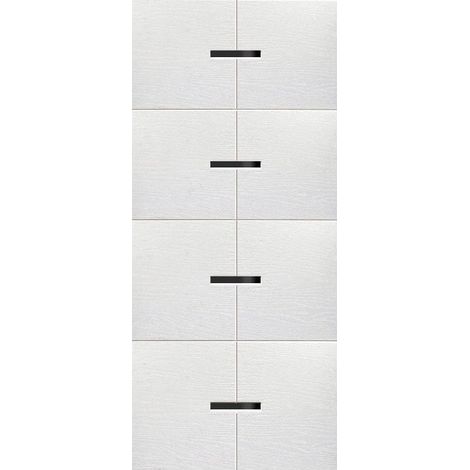 Pannello Pantografato con Inserti in Alluminio per Porta Blindata da Esterno (1/4)