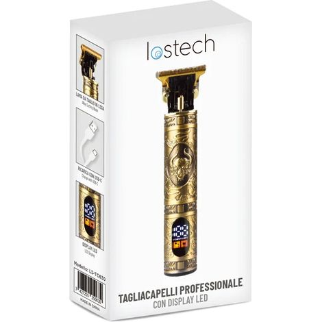 Tagliacapelli Ricaricabile Multiuso Autonomia 3 Ore Lostech Tc 630 (1/2)