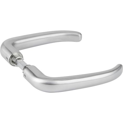 HERMAT Türdrückerpaar BASIC 06 1806, Edelstahl
