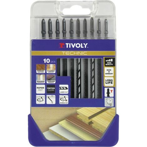 Coffret 10 Lames Bois Mixte