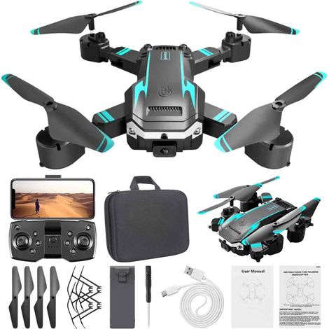 Drone RC - Caméra HD 1080P - Transmission WiFi FPV - Mode Maintien d'Altitude - Mode Sans Tête - Vol Circulaire - Quadricoptère Pliable - 1 Pièce