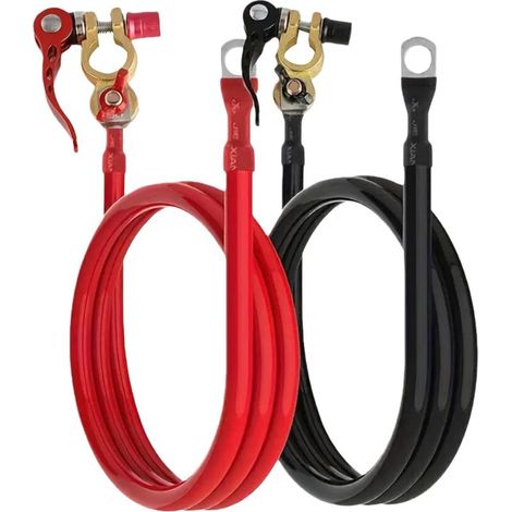 Autobatteriekabel – Robuster, zweiteiliger, flexibler Stecker (1/5)
