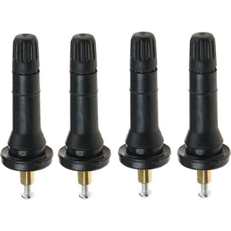 Lot de 4 valves en caoutchouc pour capteur de pression des pneus (1/5)