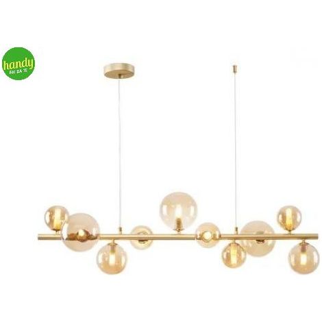 Lampadario Sospeso Felix Novecento 10xG9 Oro Opaco (1/5)