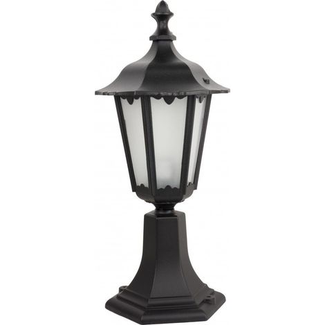 Lampada paletto giardino Retro SU-MA nera 45cm E27 IP43 (1/5)