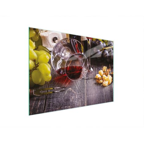 TAGLIERE IN VETRO 30x22 VINO (1/5)