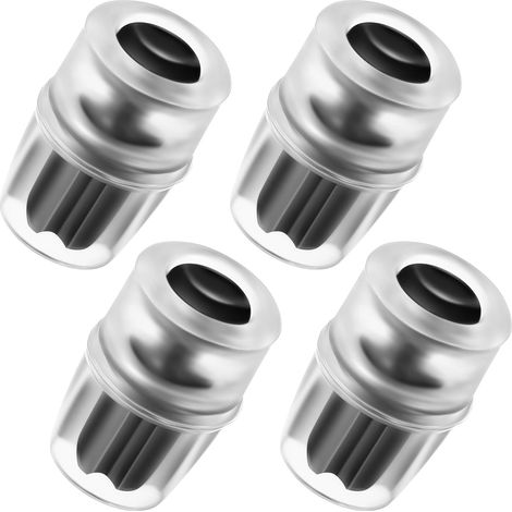 Lot de 4 embouts de rechange en silicone pour poche à eau, idéaux pour le cyclisme, la randonnée et la course à pied - Noir (1/5)