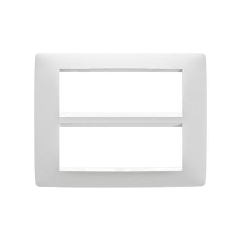 PLAQUE ONE 12P BLANC CRÈME GEWISS GW16112TB