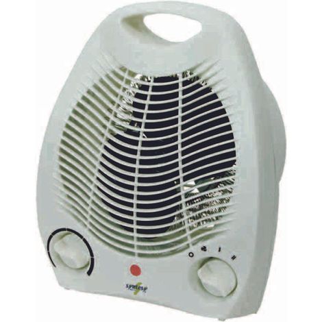 TERMOVENTILATORE CON TERMOSTATO 2000W  cm.27x13x23h.    SYNTESY